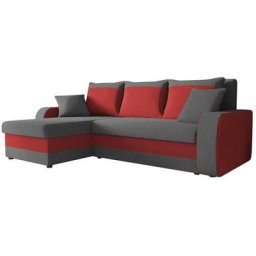 Canapé d'angle Miami 195, Mikrofaza 0027 + Mikrofaza 0034, Fonction de couchage, Boîte de literie,