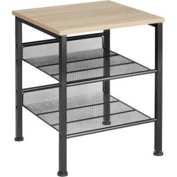 Tectake - Table d'appoint lincoln 40,5x40x50,5cm - Table d'appoint de style industriel, table de