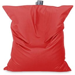 Big Pouf Similicuir Outdoor Rouge Happers - rouge