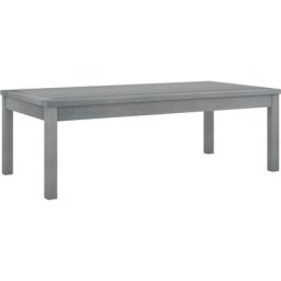 Table basse 100x50x33 cm Gris Bois d'acacia solide Vidaxl Gris