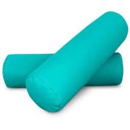 Happers - Coussin cylindrique 50x15 Turquoise pack 2 unités 50x15 Turquoise - Turquoise