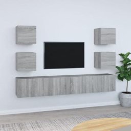 Ensemble de meubles tv 7 pcs pour Salon - Banc tv Sonoma gris Bois d'ingénierie BV262733 Bonnevie