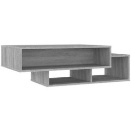 Table basse Sonoma gris 105x55x32 cm Bois d'ingénierie Vidaxl Sonoma gris