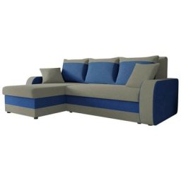 Canapé d'angle Miami 195, Mikrofaza 0014 + Mikrofaza 0036, Fonction de couchage, Boîte de literie,