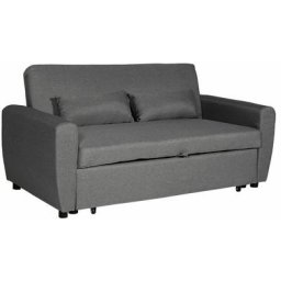 Canapé convertible matt 2 places gris - grey