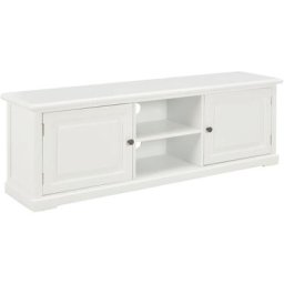 Maisonchic - Meuble tv | Banc tv Armoire de rangement Blanc 120 x 30 x 40 cm Bois 38861 - Blanc