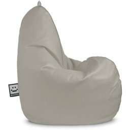 Pouf Poire Relax Similicuir Outdoor Gris Clair Happers xl - Gris Clair