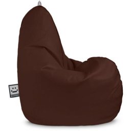 Pouf Poire Relax Similicuir pour Extérieur ou Intérieur Marron Enfant marron - marron