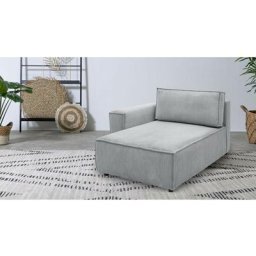 Canapé modulable Bobochic Méridienne avec accoudoir pour canapé modulable nihad tissu velours