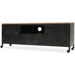Meuble tv 120 x 30 x 43 cm Noir Vidaxl Noir