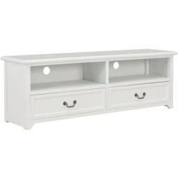 Meuble TV Blanc 120x30x40 cm Bois vidaXL - Blanc