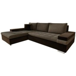 Canapé d'angle Miami 113, Kronos 06 + Matana 19, Fonction de couchage, Boîte de literie,