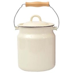 Pot à lait en émail Classic 15 x 20 cm - Crème