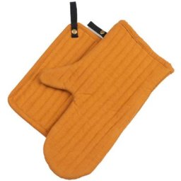 Ensemble gant et manique Cuivre 20 x 20 cm - Cuivre