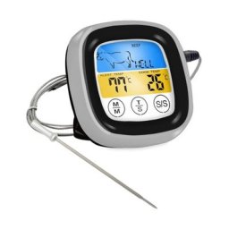 Thermomètre à viande numérique pour four barbecue grill cuisine cuisson des aliments avec 1 sonde