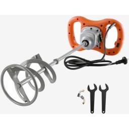 Batteur Fouet électrique Malaxeur à main Mixeur de mortier 1600 w - Orange - Arebos