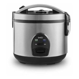 Cuiseur à riz 3l 500w inox/noir Simeo crm230 - inox et noir