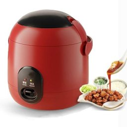 1.2L Mini Cuiseur de Riz Vapeur avec Antiadhésif Marmite Amovible Voyants Lumineux – Riz Parfait en