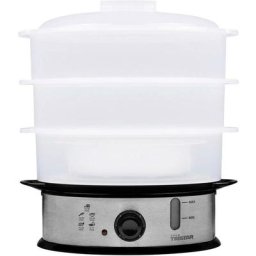 VS-3914 Cuiseur vapeur acier inoxydable, noir - Tristar