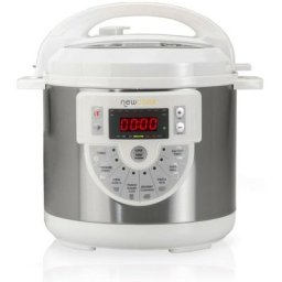 Newcook Mijoteuse Électrique Programmable Delicious Blanc, Autocuiseur Électrique Multifonctionnel