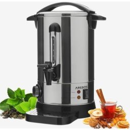 Distributeur de Boisson Chaudes 950W Chaudière à eau 6,8L 30 Tasses Marmite à Vin Chaud en