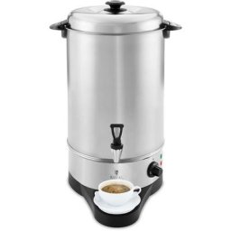 Distributeur Bouilloire Thermos Boissons Café Thé 100°C 10L 1750W - Argent - Royal Catering