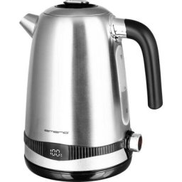 EMERIO WK-124658.1 Bouilloire sans fil, sans BPA argent, noir