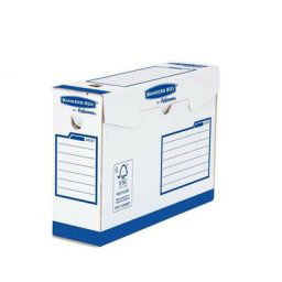 Paquet de 20 boîtes d'archives dos 10 cm Fellowes blanc - Blanc