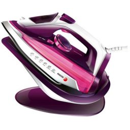 Fer À Repasser Sans Fil 2 En 1 Avec Base 2600w Rose Fagor 16x32,5x26,5cm