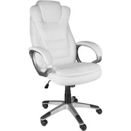 Fauteuil de direction Zulu - chaise gamer, fauteuil de bureau, siege de bureau - blanc