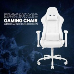 Deltaco Gaming - GAM-096-W Fauteuil de gaming blanc