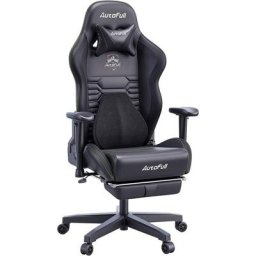 Chaise Gaming Fauteuil Gamer Ergonomique Chaise Gamer Cuir pu Chaise De Bureau, Hauteur D'assise et