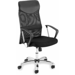 Fauteuil de bureau norbert chaise de bureau avec accoudoirs hauteur réglable et siège à roulettes,