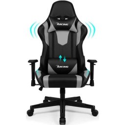 Daccormax - Chaise Gaming, Charge 150KG Fauteuil Gamer Ergonomique Assise de 53CM, Appui-Tete,