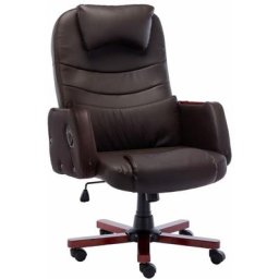 Chaise de bureau Marron Similicuir Vidaxl Marron