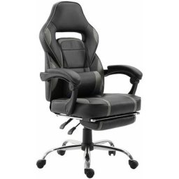 Fauteuil de bureau gamer noir et gris link - Gris