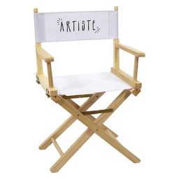 Chaise Directeur Artiste Noire Home Deco Factory