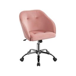 Chaise de Bureau Fauteuil Ergonomique pivotante Dossier inclinable à 360° en Velours avec Hauteur