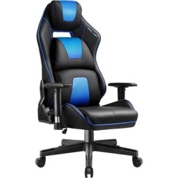 Chaise Gaming Fauteuil Gamer avec Accoudoirs 3D Siège Ergonomique en Cuir et la Conception de