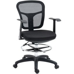 Fauteuil de bureau chaise de bureau assise haute réglable dim. 59L x 59l x 95-115H cm pivotant 360°