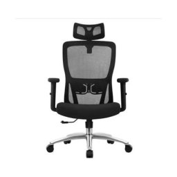 Noir Chaise de Bureau, Fauteuil de Bureau en Maille avec Support Lombaire Chaise d'ordinateur