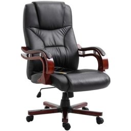 Chaise de bureau Fauteuil gamer - Chaise d'ordinateur Noir Similicuir Bonnevie 58984