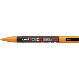 Marqueur pointe fine conique PC-3M posca orange - orange