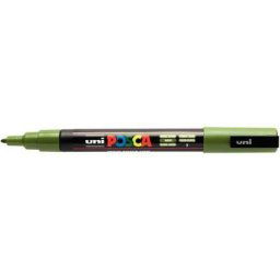 Marqueur pointe fine conique PC-3M posca vert kaki - vert kaki