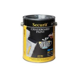 Securit - Pot de 2,5 l de peinture ardoise noire - Noir