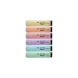 MP - surligneur blister 6 couleurs pastel