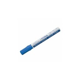 Marqueur peinture indélébile Lyra mark+sign pour surfaces lisses pointe 2 à 4 mm coloris bleu Lyra