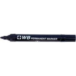 Marqueur permanent pointe ogive WB noir - noir