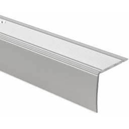 Seuil d'escalier Integral K234 Forme: l 35 x 30 mm Longueur: 100 cm Pré-percé Argent - Argent