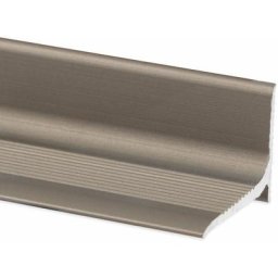 Plinthe Finition des portes & fenêtres Aluminium Auto-adhésif Acier inoxydable mat 19,8 x 13,1 mm